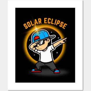 Dabbing boys Solar Eclipse sunglasses girls kid gift solar eclipse Posters and Art